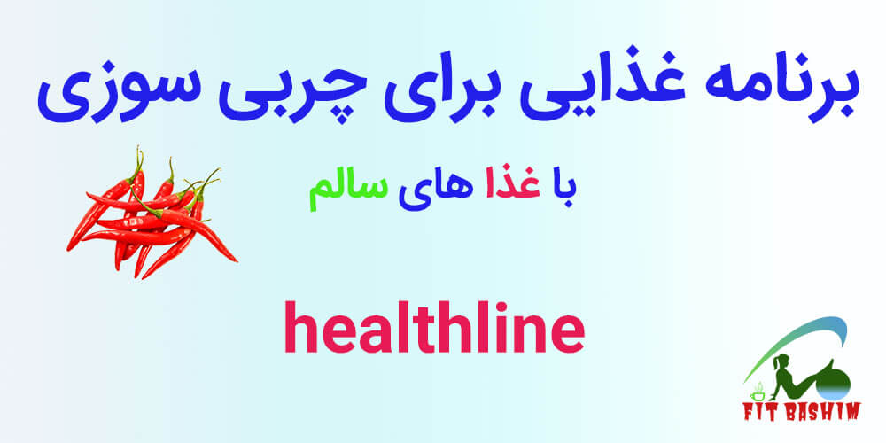 برنامه غذایی برای چربی سوزی
